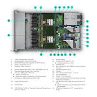 Serveurs en rack HPE Proliant DL360 Gen11, processeur Xeon, mémoire DDR5, prise en charge des GPU, stockage Internet décontracté