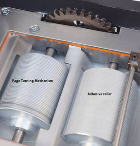 商用デスクトップホットメルト接着剤ブックバインディングマシン電動手動接着剤バインダー4cmジャム-機密文書 - Product Image 3