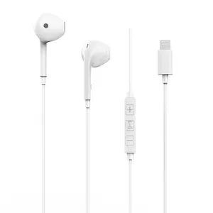 Amaitree במגמת MFi מוסמך Wired אוזניות אוזניות אוזניות עם מיקרופון עבור iPhone