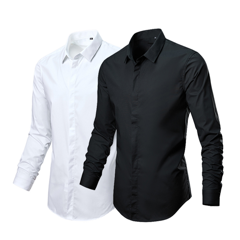 Black Buttons Soft White Button Up Shirt Buy In Bulk Formal White Shirt  Black Buttons High-