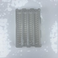 Plateau antistatique transparent en PET JIABAO, plateau de manutention ESD à cavités personnalisées pour composants électroniques et matériel