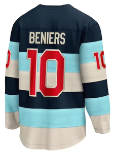 Nuevas Camisetas de Hockey sobre Hielo Bordadas de Brandon Tanev <span class=keywords><strong>13</strong></span>, Matty Beniers 10, Yanni Gourde 37, Philipp Grubauer 31 y Eberle 7 - Product Image 3