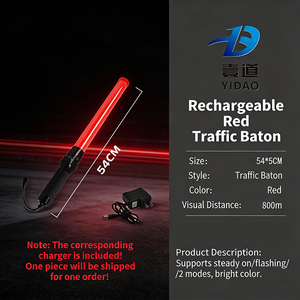 Ventes d'usine – Baguette lumineuse de sécurité LED rechargeable de 54 cm (21 pouces) pour le contrôle de la circulation avec 2 modes clignotants - Product Image 3