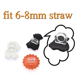 Glass <strong>Drink</strong> <strong>Straw</strong> <strong>Hat</strong> Toppers Cover Accessories Cute Call Duck Pvc <strong>Drink</strong> <strong>Straw</strong> <strong>Hat</strong> Toppers Cover Accessories - Product Image 2