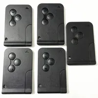 Clé Télécommande Demi Smart à 3 Boutons PCF7947 433 MHz pour Renault Megane 2 3 Scenic Logan Clio 2003-2008