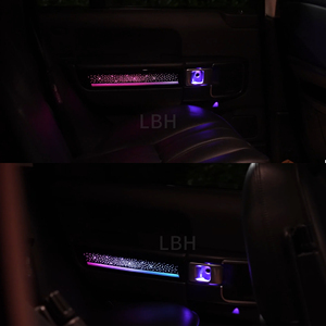 Lampe d'ambiance Lumière ambiante pour Land Rover Range Rover 2007-2012 Style <span class=keywords><strong>ruban</strong></span>/Style ciel étoilé Lumière <span class=keywords><strong>LED</strong></span> intérieure RVB colorée - Product Image 6