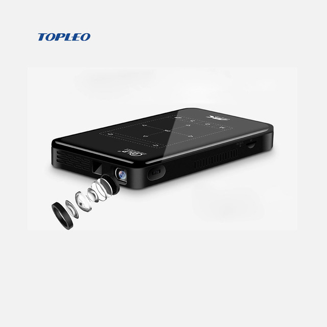 Factory Direct 1GB RAM 8GB ROM Support TF Card Touch Keys T9 II S905X Mini Portable DLP Full HD Projector