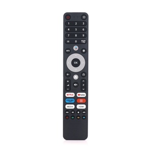 Télécommande personnalisée <span class=keywords><strong>à</strong></span> 44 touches avec commande vocale BLE et IR, compatible avec les Smart IPTV, les boîtiers TV et les Smart TV - Product Image 1