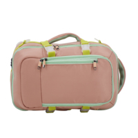 Sac à dos de voyage convertible en sac bandoulière et sac à main portable, résistant à l'eau, de haute qualité, durable, en tissu Oxford rembourré, personnalisable OEM/ODM pour l'extérieur