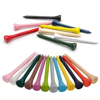 Tees de golf neufs, directement de l'usine - Matériaux en bois, plastique et bambou, légers, durables, incassables, personnalisables, accessoires de golf