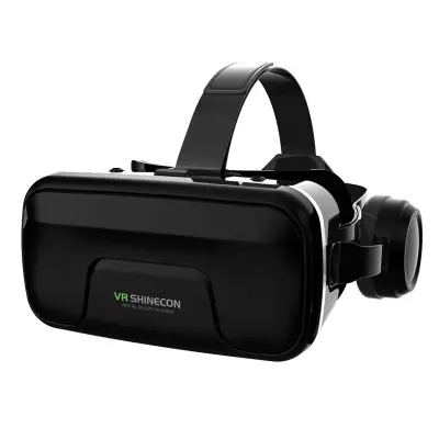 Baru Menonton Film 3D Kacamata VR Bermain Game Menonton Video Kacamata VR dengan Headphone