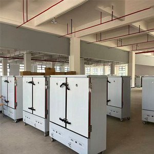 Vaporera Comercial Automática de Arroz de Alta Eficiencia con 12/24 Bandejas y Doble Puerta para Catering - Product Image 6