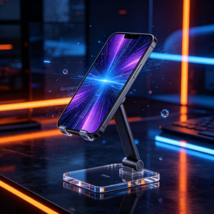 Support de téléphone réglable et pliable pour bureau, idéal pour la charge et la visualisation - Product Image 6
