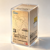 Étui de présentation en acrylique transparent personnalisé XC, écologique, avec protection UV, pour cartes TCG EB-02, boîte de booster 25e anniversaire