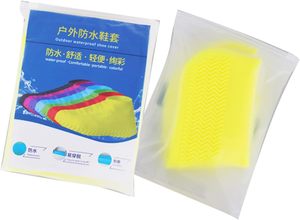 Colorful Medium Men's Women's Waterproof Non-Slip Thickened Rain <b>Boot</b> <b>Covers</b> Wear-Resistant Camping Outdoor Use Rain Gear - Product Image 4