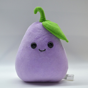 Hình Cà Tím Rửa Siêu Mềm Sang Trọng Đồ Chơi Trái Cây Rau Nhồi Bông Trang Trí Nội Thất PP Bông Điền Lưới Căng Thẳng Cứu Trợ Sinh Nhật - Product Image 1