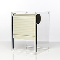 Volets roulants en plastique PVC ABS pour meubles, cuisine, camping-car, salle de bain, porte tambour, porte de toilettes pour caravane