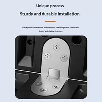 Table pliable pour ordinateur portable à fixer sur le siège passager, pour utilisation en stationnement, travail léger, voyage, camping en voiture pour Tesla Model 3 & Model Y
