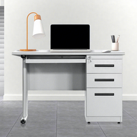 Tapis de clavier en métal contemporain simple tiroir ordinateur lampe personnel pas cher travail personnalisé table maison poste de travail bureau mobilier de bureau