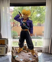 Poupée en résine de haute qualité Dragon Ball Anime personnage Goku grandeur nature Statue végéta Sculpture en fibre de verre pour statue
