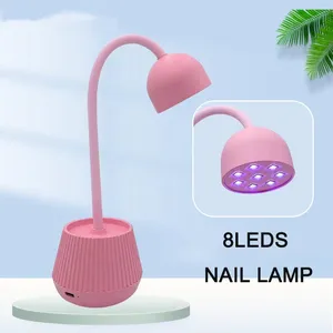 Secador de uñas LED con flor de loto, lámpara UV para curar todo tipo de esmaltes de uñas de Gel con detección de movimiento, herramienta de salón de manicura y pedicura