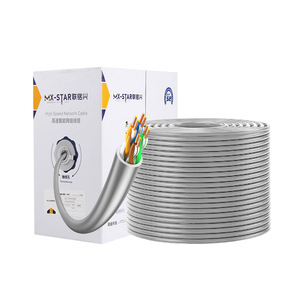 2025 MX-STAR mới 1000ft kéo hộp CAT5E cáp <span class=keywords><strong>Ethernet</strong></span> PVC hoặc LSZH Áo khoác HDPE cách nhiệt <span class=keywords><strong>UTP</strong></span> 4PR 24AWG mèo <span class=keywords><strong>5</strong></span> Cáp - Product Image 6