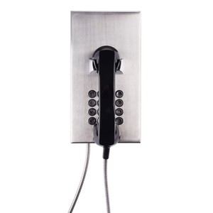 Téléphone VoIP robuste et anti-vandalisme Safecom avec combiné pour prisons, fabricant de téléphones VoIP pour établissements correctionnels - Product Image 1