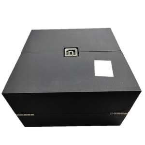 Lujo <span class=keywords><strong>de</strong></span> alto grado al por mayor personalizar estampado Logo MDF papel <span class=keywords><strong>de</strong></span> madera con almohada <span class=keywords><strong>de</strong></span> terciopelo caja <span class=keywords><strong>de</strong></span> reloj <span class=keywords><strong>de</strong></span> embalaje <span class=keywords><strong>de</strong></span> doble puerta - Product Image 3