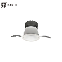 Karhi Angle Multi Couleur Baffle Haut de Gamme Réglable Inclinable 75mm Spot Encastré Led Lights Downlight Plafond Led Downlights