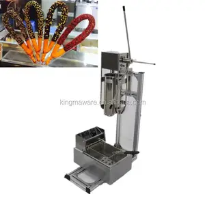 CE provideo high quality Spanish traditional food churros machine for sell,Kitchen use 5L churros machine with electric 6L fryer