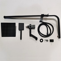 Ensemble de colonne de douche extérieure portable de jardin autoportant en acier inoxydable 304