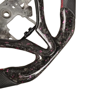 Volante Deportivo Personalizado de Fibra de Carbono Forjado Real para Accord Fit City GE6 GR8 GK5 Civic 2008-2012, Accesorios - Product Image 2