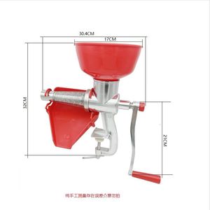 Escurridor de tomate manual con manivela y abrazadera de mesa para hacer salsa fresca y puré de frutas - Product Image 6