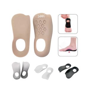 Custom Logo Orthotic <b>Inserts</b> Length Half Plantar Fasciitis Support with Metatarsal Pad Heel <b>Cushion</b> - Product Image 2
