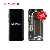 Écran OLED avec garantie à 100 % pour Samsung, assemblage numériseur S8 Plus, remplacement avec cadre