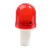 Luz de Advertencia de Tráfico LED Mini de Bajo Consumo, Lámpara Estroboscópica Roja para Conos de Seguridad, Obras Viales y Sitios Industriales