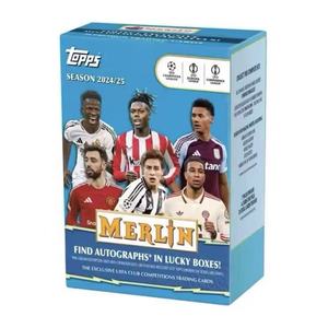 Tarjeta Coleccionable de Estrella de Fútbol HCY 2024-2025 Champions League Merlin Chrome Hand Grenade TOPPS Edición Limitada - Product Image 4