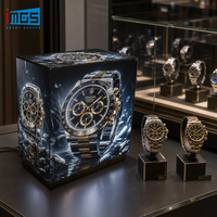 P1.25 Indoor 5-Face LED Cube Fine Pitch 3840Hz High Refresh Full Color HD Video Display untuk Media Periklanan di Mal