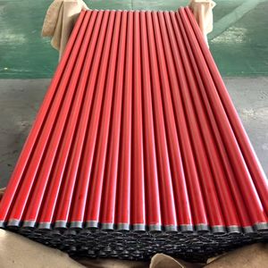 Tubo de Incêndio Vermelho com Extremidades Rosqueadas Pré-fabricado para Sistema de Sprinkler de Construção - Product Image 1