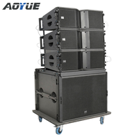 KA208 Altavoces Line Array Activos de Alta Calidad para Escenario al Aire Libre con Doble Woofer de 8 Pulgadas y 2 Canales Sistema de Sonido PA