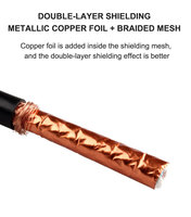 Câble audio haute fidélité à faible bruit 2x22AWG torsadé double blindage en cuivre pur gaine en PVC câble de microphone 100M/rouleau
