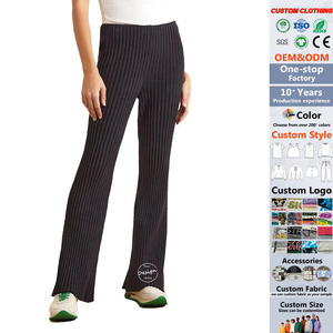 Pantaloni elastici Casual pantaloni <span class=keywords><strong>a</strong></span> zampa di elefante Sport Yoga allenamento morbido da <span class=keywords><strong>donna</strong></span> pantaloni professionali di <span class=keywords><strong>velluto</strong></span> <span class=keywords><strong>a</strong></span> <span class=keywords><strong>coste</strong></span> - Product Image 1