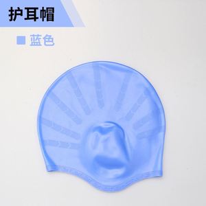 Gorro de baño de silicona para mujer, gorro de baño colorido con logotipo personalizado, impermeable, ecológico, suave, de alta elasticidad - Product Image 5