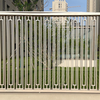 Palo de Acero Galvanizado Antirrotura / Cerca de Seguridad de Acero Forjado con Parte Superior Plana, Duradera y Apilable