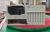 Boîtier d'ordinateur industriel MicroATX à montage mural, 7 emplacements multi-ports série, pour automatisation, CNC, vision, tour complète, côté tour