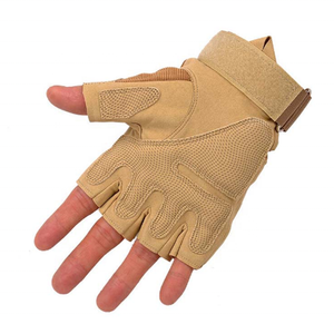 Guantes Tácticos de Medio Dedo, Transpirables, de Microfibra de Poliéster, con Recubrimiento de Goma Anti-Impacto, <span class=keywords><strong>para</strong></span> Entrenamiento en Gimnasio, Levantamiento de Pesas y Ciclismo - Product Image 5