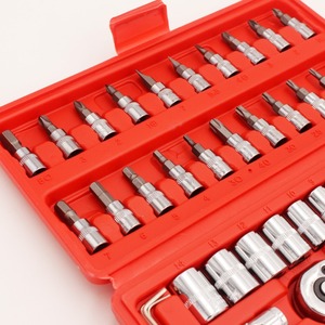 Nhà Máy Thấp Giá 46Pcs Ratchet Ổ Cắm Công Cụ Thiết Lập Tự Động Sửa Chữa Kết Hợp Hộp Cho Hộ Gia Đình Nhà Để Xe Hội Thảo - Product Image 2