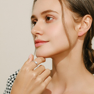 <b>Opal</b> <b>Ring</b> 925 Sterling <b>Silver</b> Prong Setting Ball Pattern Classic Women's Gemstone <b>Ring</b> Everyday Wear - Product Image 5