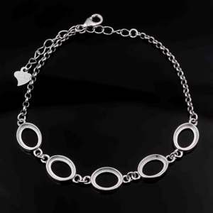 สเตอร์ลิง6*8/<span class=keywords><strong>7</strong></span>*<span class=keywords><strong>9</strong></span>/8*10/<span class=keywords><strong>9</strong></span>*11/10*12มม. กรอบกำไลข้อมือกึ่งเมานต์บาร์เปล่าการตั้งค่าฐาน S925โดยไม่ต้องฝังหิน<span class=keywords><strong>หลัก</strong></span>สำหรับ DIY - Product Image 1