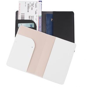 Factory Wholesale Pu Leather Personalized Diy <b>Cover</b> Case Travel <b>Passport</b> Holder Blank Luggage Tag - Product Image 2
